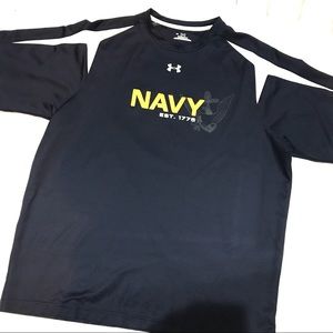 Excellent! Mens NAVY Under Armour top